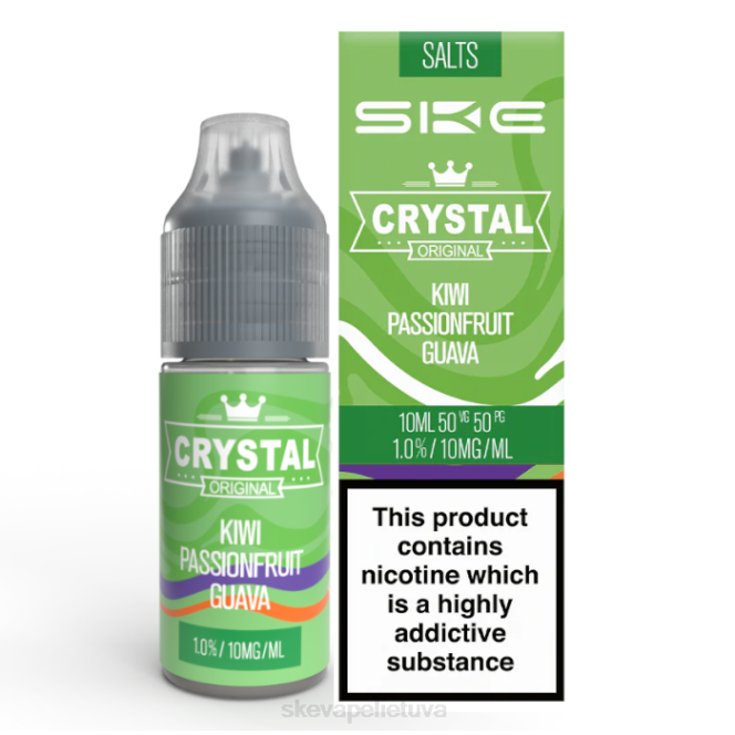 SKE kristalinė nikinė druska - 10 ml kivi pasiflorų gvajava 4B46115 - SKE Vape Website