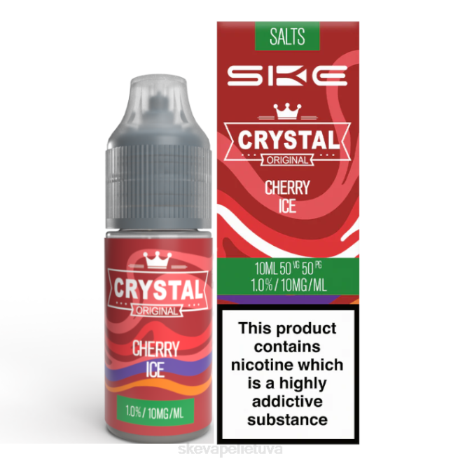 SKE kristalinė nikinė druska - 10 ml vyšnių ledas 4B46114 - SKE Vape Crystal