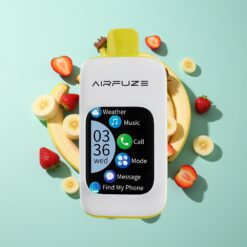 AirFuze Smart 30000 Puffs Braškė-Bananas 900mAh 5% nikotino Type-C