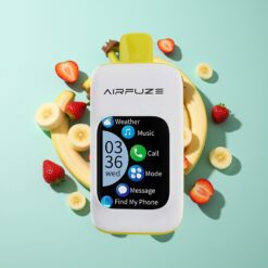 Airfuze Smart Pro 40000 Puffs Braškė-Bananas 900mAh 20ml 2%/5%