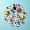 HUMO Azul 15000 Puffs Mėlynojo Avietės Ledas | 20mL, 5%, USB-C
