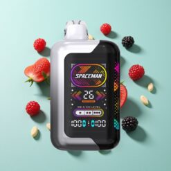 Spaceman SP40000 40000 užsipūtimų Juodoji avietė, 0% nikotino, 20ml, 1000mAh