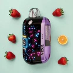 NEXA Ultra 50000 įtraukimų dviejų režimų vienkartinis vape su 3D lenktu ekranu 20mL 800mAh