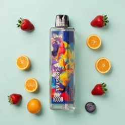 UWIN Crystal 10000 įtraukimų vienkartinis: 0–5% nikotino, 18 ml, RGB, tinklelio ritė