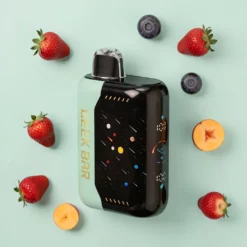 GEEK BAR Hookah X 25 000 įtraukimų Pulse / 15 000 DTL, 18 ml, 820 mAh, 3D lenktas ekranas
